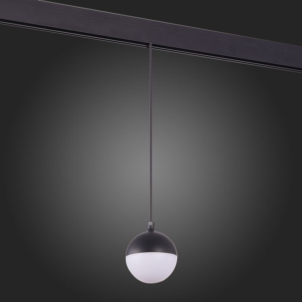 ST358.433.07 Магнитный трековый светильник подвесной Черный LED 1*7W 3000K 520Lm Ra>80 120° IP20 D90 SKYLINE 48 — изображение 5
