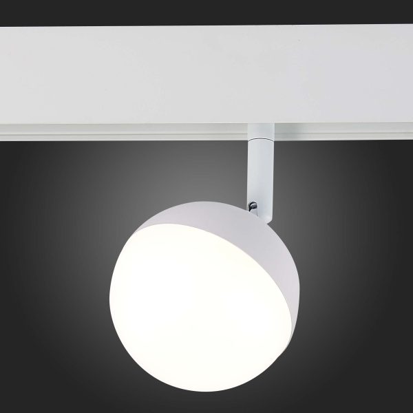 ST358.546.07 Магнитный трековый светильник белый LED 1*7W 4000K 520Lm Ra>80 120° IP20 L120xW90xH192 SKYLINE 48 — изображение 2
