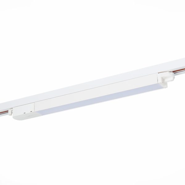ST366.538.12 Св-к трек. Белый LED 1*12W 3000K 1 100Lm Ra>98 120 IP20 L400xW34xH33 180-240V Однофазная трековая система — изображение 4