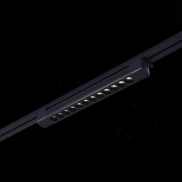 ST367.446.20 Св-к трек. Черный LED 1*20W 4000K 1 500Lm Ra>90 36° IP20 L387xW49xH54 170-240V Однофазная трековая система — изображение 5