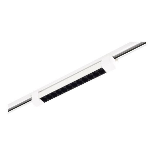 ST367.536.10 Св-к трек. Белый LED 1*10W 3000K 875Lm Ra90 24 IP20 L387xW49xH54 170-240VV Однофазная трековая система — изображение 3