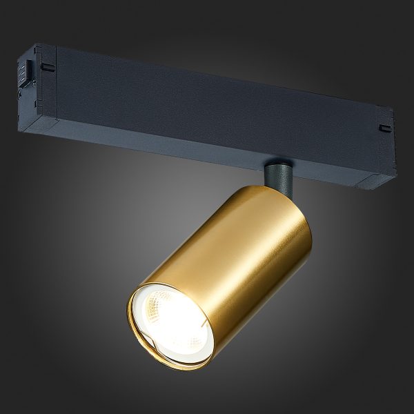 st503.206.01-sv-k-trek.-zolotistyj-gu10-150w-ip20-l100xw54xh142-180-240v-bez-lamp-skyline-220-1 ST503.206.01 Св-к трек. Золотистый GU10 1*50W  IP20 L100xW54xH142 180-240V Без ламп SKYLINE 220 — изображение 2