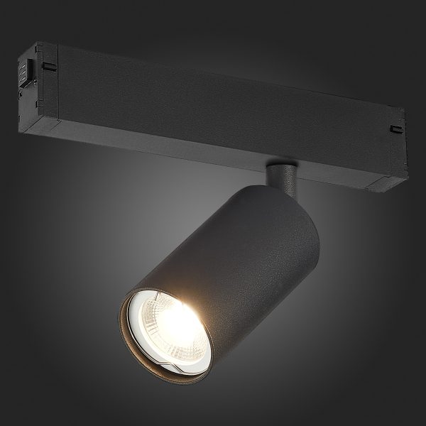 st503.406.01-sv-k-trek.-chernyj-gu10-150w-ip20-l100xw54xh142-180-240v-bez-lamp-skyline-220-1 ST503.406.01 Св-к трек. Черный GU10 1*50W  IP20 L100xW54xH142 180-240V Без ламп SKYLINE 220 — изображение 2