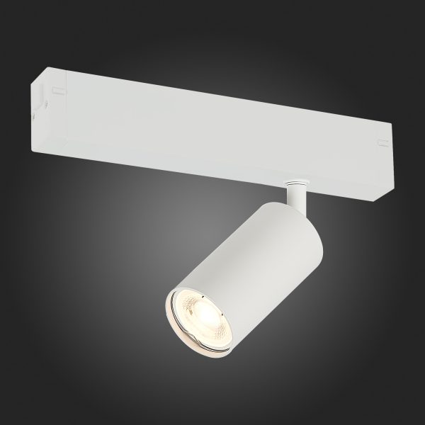 ST503.506.01 Св-к трек. Белый GU10 1*50W  IP20 L100xW54xH142 180-240V Без ламп SKYLINE 220 — изображение 2