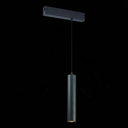 ST507.403.01 Св-к трек. Черный GU10 1*50W  IP20 D54xH290 180-240V Без ламп SKYLINE 220