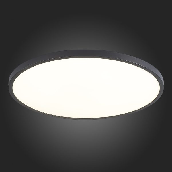 ST601.442.48 Светильник потолочный Черный LED 1*48W 4000K 4 320Lm Ra>90 120° IP20 D600xH27 185-265V Накладные светильники — изображение 2