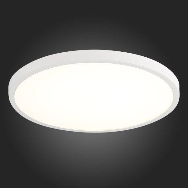 ST601.532.32 Светильник настенно-потолочный Белый LED 1*32W 3000K 2 880Lm Ra>80 120° IP20 D400xH25 1 Накладные светильники — изображение 2