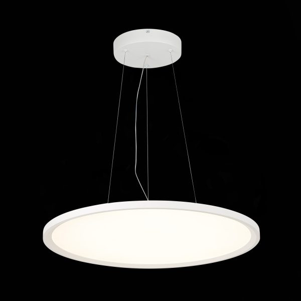 ST602.543.56 Светильник подвесной Белый LED 1*56W 4000K 5 040Lm Ra>80 120 IP20 D600xH35 185-265V Подвесные светильники ST602.543.56 Светильник подвесной Белый LED 1*56W 4000K 5 040Lm Ra>80 120 IP20 D600xH35 185-265V Подвесные светильники