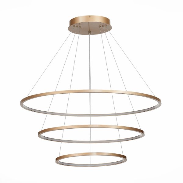 ST603.243.114 Светильник подвесной ST-Luce Золотистый/Белый LED 1*114W 4000K Подвесные светильники — изображение 4