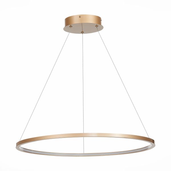 st603.243.34-svetilnik-podvesnoj-st-luce-zolotistyjbelyj-led-134w-4000k-podvesnye-svetilniki-3 ST603.243.34 Светильник подвесной ST-Luce Золотистый/Белый LED 1*34W 4000K Подвесные светильники — изображение 4