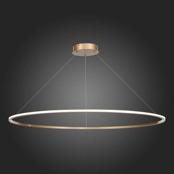 ST604.243.57 Светильник подвесной ST-Luce Золотистый/Белый LED 1*57W 4000K Подвесные светильники — изображение 2