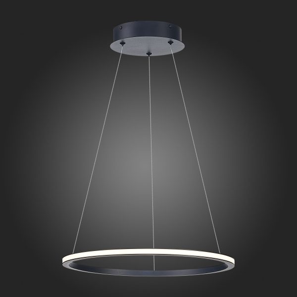 ST604.443.22 Светильник подвесной ST-Luce Черный/Белый LED 1*22W 4000K Подвесные светильники — изображение 2