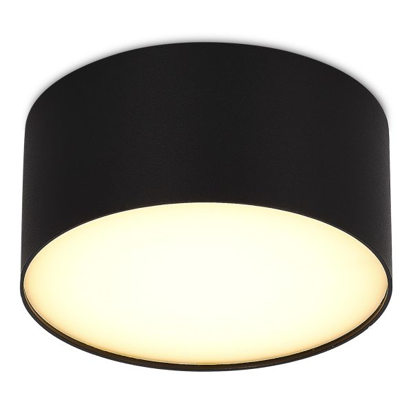 ST606.432.12 Светильник потолочный Черный LED 1*12W 3000K 1 080Lm Ra>85 120° IP20 D120xH55 185-265V Накладные светильники — изображение 3