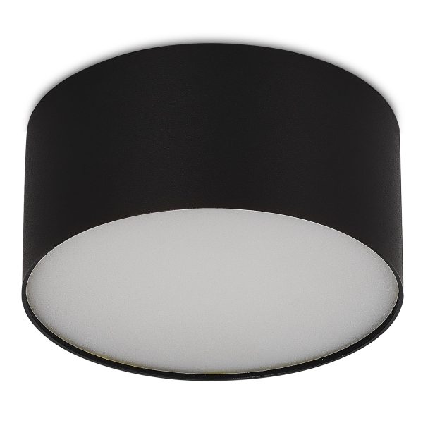 ST606.432.12 Светильник потолочный Черный LED 1*12W 3000K 1 080Lm Ra>85 120° IP20 D120xH55 185-265V Накладные светильники — изображение 4