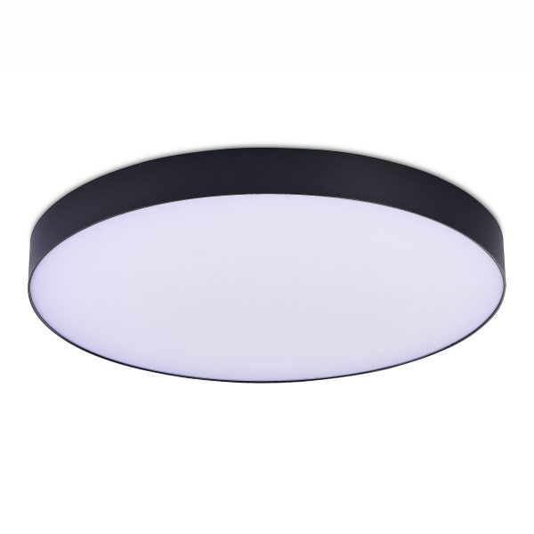 ST606.442.96 Светильник потолочный Черный LED 1*96W 4000K 8 640Lm Ra>85 120° IP20 D600xH55 185-265V Накладные светильники — изображение 4