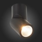 ST650.432.10 Светильник потолочный Черный LED 1*10W 3000K 800Lm Ra>90 38° IP44 D62xH151 165-265V Накладные светильники — изображение 2
