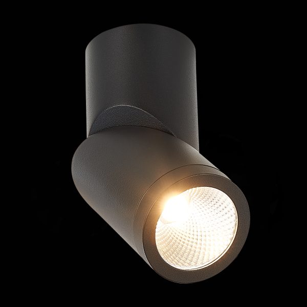 ST650.432.10 Светильник потолочный Черный LED 1*10W 3000K 800Lm Ra>90 38° IP44 D62xH151 165-265V Накладные светильники ST650.432.10 Светильник потолочный Черный LED 1*10W 3000K 800Lm Ra>90 38° IP44 D62xH151 165-265V Накладные светильники