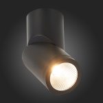 ST650.442.10 Светильник потолочный Черный LED 1*10W 4000K 800Lm Ra>90 38° IP44 D62xH151 165-265V Накладные светильники — изображение 2