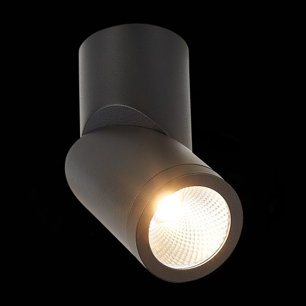 ST650.442.10 Светильник потолочный Черный LED 1*10W 4000K 800Lm Ra>90 38° IP44 D62xH151 165-265V Накладные светильники ST650.442.10 Светильник потолочный Черный LED 1*10W 4000K 800Lm Ra>90 38° IP44 D62xH151 165-265V Накладные светильники