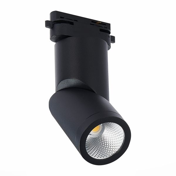st650.446.10-sv-k-trek.-chernyj-led-110w-4000k-800lm-ragt90-38-ip20-d60xh190-165-265v-odnofaznaja-trekovaja-sistema-3 ST650.446.10 Св-к трек. Черный LED 1*10W 4000K 800Lm Ra>90 38° IP20 D60xH190 165-265V Однофазная трековая система — изображение 4