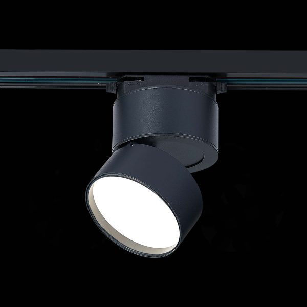ST651.446.09 Св-к трек. Черный LED 1*9W 4000K 720Lm Ra>90 120° IP20 D85xH122 170-240VV Однофазная трековая система ST651.446.09 Св-к трек. Черный LED 1*9W 4000K 720Lm Ra>90 120° IP20 D85xH122 170-240VV Однофазная трековая система