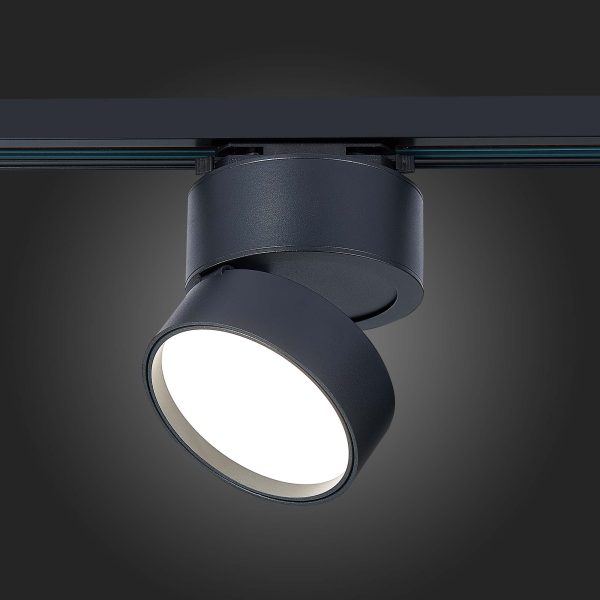 st651.446.14-sv-k-trek.-chernyj-led-114w-4000k-1-100lm-ragt90-120-ip20-d104xh128-170-240vv-odnofaznaja-trekovaja-sistema-1 ST651.446.14 Св-к трек. Черный LED 1*14W 4000K 1 100Lm Ra>90 120° IP20 D104xH128 170-240VV Однофазная трековая система — изображение 2