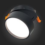 ST651.448.14 Встраиваемый поворотный светильник Черный LED 1*14W 4000K 1 100Lm Ra>90 120° IP20 D105x Встраиваемые светильники — изображение 2