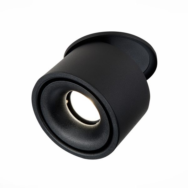 st652.438.12-sv-k-vstr.-chernyj-led-112w-3000k-1-000lm-ragt90-36-ip20-d100xh105-170-240vv-vstraivaemye-svetilniki-3 ST652.438.12 Св-к встр. Черный LED 1*12W 3000K 1 000Lm Ra>90 36° IP20 D100xH105 170-240VV Встраиваемые светильники — изображение 4