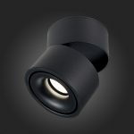 ST652.442.12 Светильник потолочный Черный LED 1*12W 4000K 1 000Lm Ra>90 36° IP20 D100xH105 170-240V Накладные светильники — изображение 2