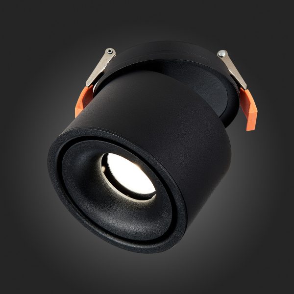 st652.448.12-sv-k-vstr.-chernyj-led-112w-4000k-1-000lm-ragt90-36-ip20-d100xh105-170-240vv-vstraivaemye-svetilniki-1 ST652.448.12 Св-к встр. Черный LED 1*12W 4000K 1 000Lm Ra>90 36° IP20 D100xH105 170-240VV Встраиваемые светильники — изображение 2