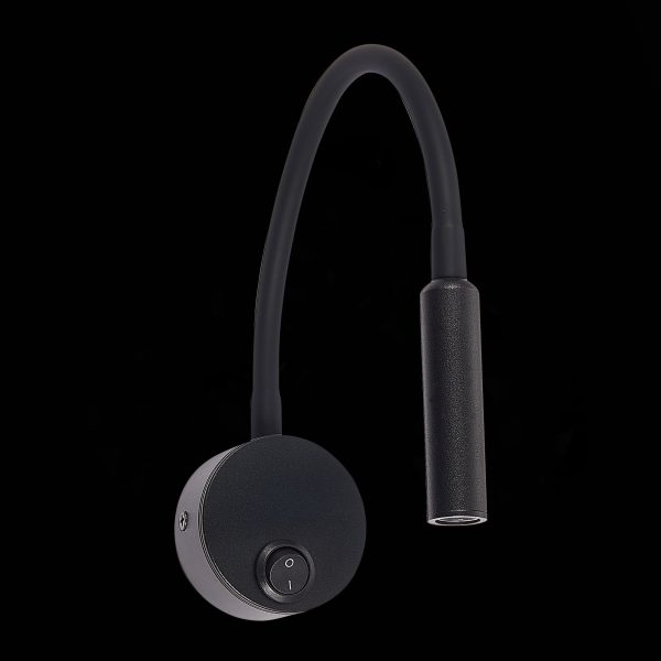 ST653.431.01 Светильник настенный ST-Luce Черный/Черный LED 1*3W 3000K Настенные светильники — изображение 4