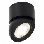 ST654.432.10 Светильник потолочный Черный LED 1*10W 3000K 850Lm Ra>90 38° IP20 D95xH96 180-240V Накладные светильники — изображение 3
