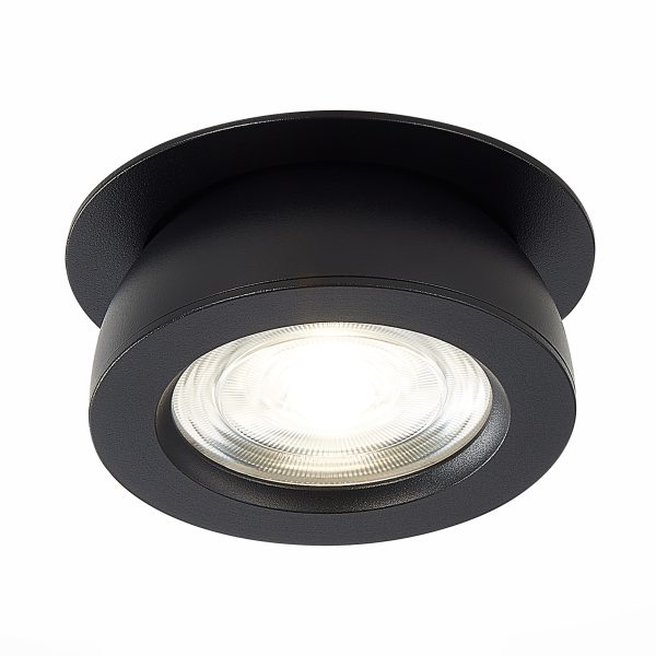 ST654.438.10 Св-к встр. Черный LED 1*10W 3000K 850Lm Ra>90 38° IP20 D109xH60 180-240V Встраиваемые светильники — изображение 5