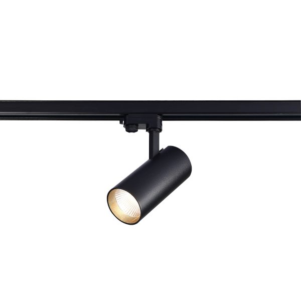ST661.436.40 Св-к трек. Черный LED 1*40W 3000K 3 200Lm Ra>90 38° IP20 L190xW85xH265 165-265V Трехфазная трековая система — изображение 2