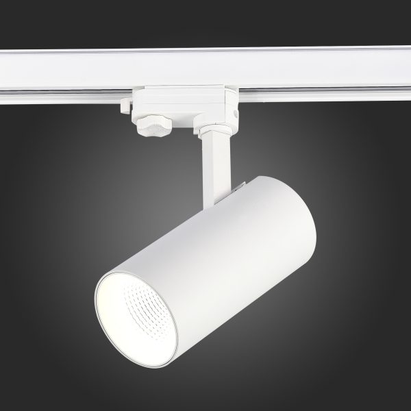 ST661.536.30 Св-к трек. Белый LED 1*30W 3000K 2 400Lm Ra>90 38° IP20 L170xW80xH245 165-265V Трехфазная трековая система — изображение 2
