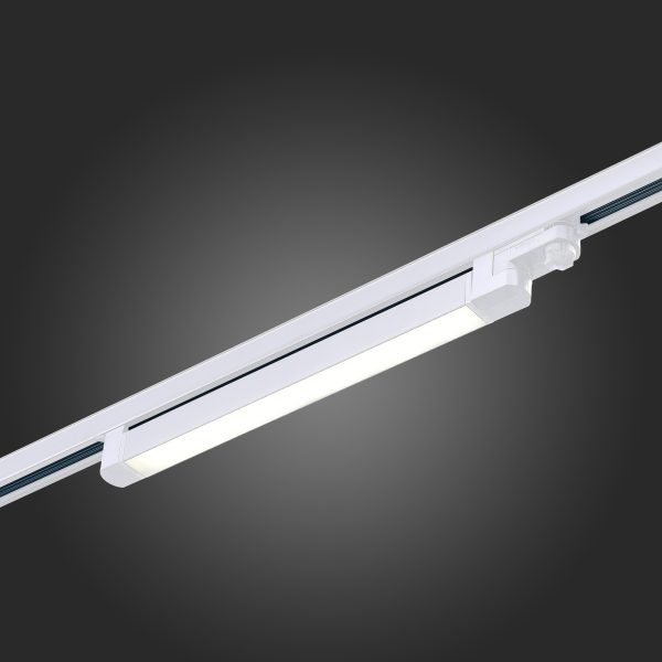 ST663.536.20 Св-к трек. Белый LED 1*20W 3000K 1 600Lm Ra>90 120° IP20 L535xW33xH73 165-265V Трехфазная трековая система — изображение 2