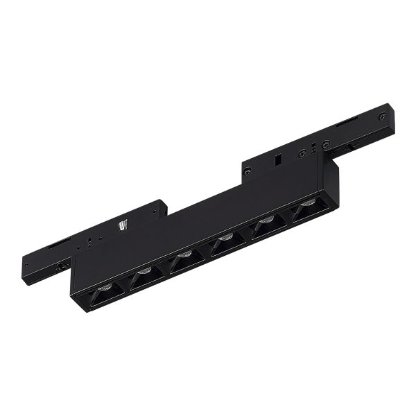 ST666.436.05 Магнитный трековый светильник Черный LED 1*5W 3000K 220Lm Ra>90  IP20 L100xW10xH18 24V SUPER5 — изображение 5