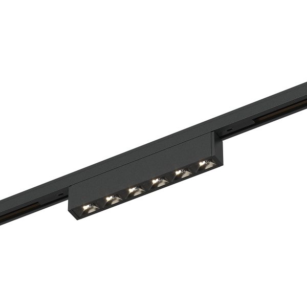 ST666.446.05 Магнитный трековый светильник Черный LED 1*5W 4000K 220Lm Ra>90  IP20 L100xW10xH18 24V SUPER5 — изображение 2