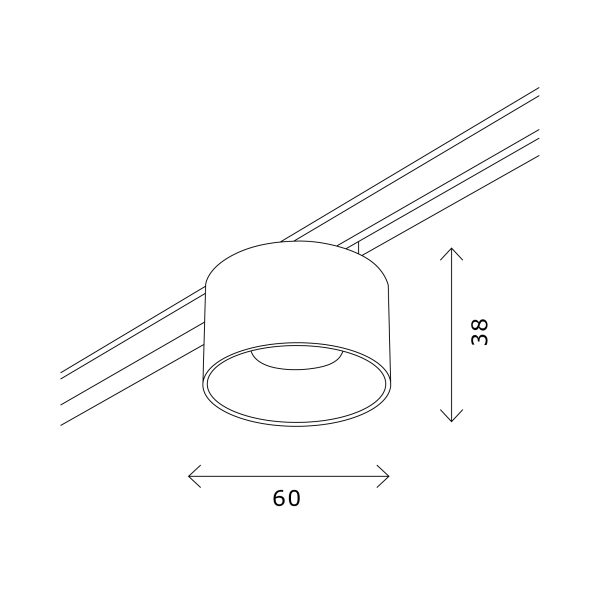 st669.336.05-magnitnyj-trekovyj-svetilnik-latun-led-15w-3000k-350lm-ragt90-36-ip20-d60xh38-24v-super5-2 ST669.336.05 Магнитный трековый светильник Латунь LED 1*5W 3000K 350Lm Ra>90 36° IP20 D60xH38 24V SUPER5 — изображение 3