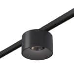 ST669.446.05 Магнитный трековый светильник Черный LED 1*5W 4000K 350Lm Ra>90 36° IP20 D60xH37 24V SUPER5