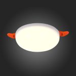 ST700.548.08 Св-к встр. Белый LED 1*8W 4000K 690Lm Ra80 180° IP44 D90xH20 85-265V Встраиваемые светильники — изображение 2