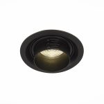ST701.448.12 Св-к встр. Zoom Черный LED 1*12W 4000K 960Lm Ra90 15°-60° IP20 D115xH95 170-240V Встраиваемые светильники — изображение 3