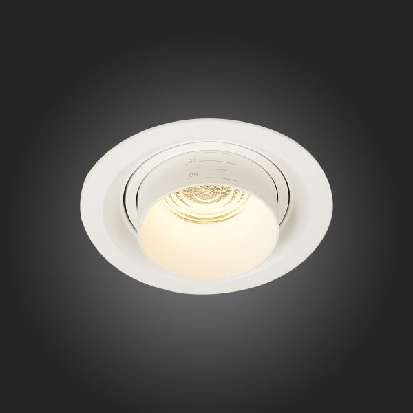 st701.538.12-sv-k-vstr.-zoom-belyj-led-112w-3000k-960lm-ra90-15-60-ip20-d115xh95-170-240v-vstraivaemye-svetilniki-1 ST701.538.12 Св-к встр. Zoom Белый LED 1*12W 3000K 960Lm Ra90 15°-60° IP20 D115xH95 170-240V Встраиваемые светильники — изображение 2
