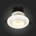 ST701.538.12 Св-к встр. Zoom Белый LED 1*12W 3000K 960Lm Ra90 15°-60° IP20 D115xH95 170-240V Встраиваемые светильники — изображение 5