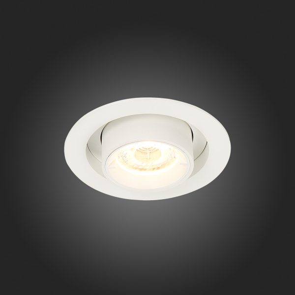 st702.138.12-sv-k-vstr.-belyj-led-112w-3000k-900lm-ra80-24-ip20-d90xh92-180-240v-vstraivaemye-svetilniki-1 ST702.138.12 Св-к встр. Белый LED 1*12W 3000K 900Lm Ra80 24° IP20 D90xH92 180-240V Встраиваемые светильники — изображение 2
