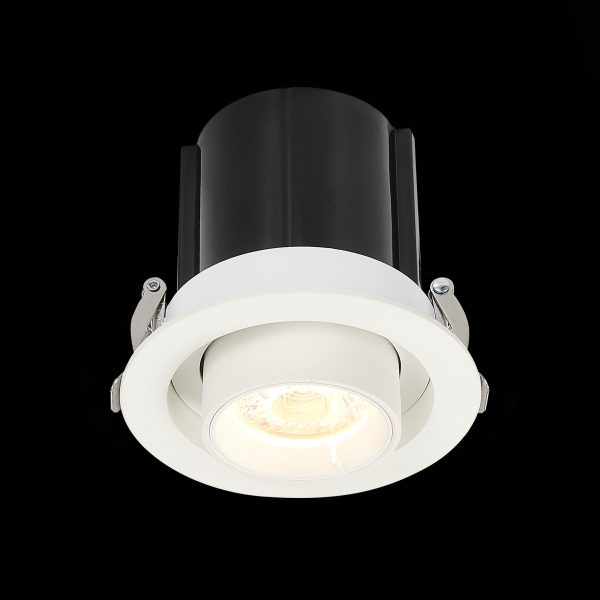 st702.138.12-sv-k-vstr.-belyj-led-112w-3000k-900lm-ra80-24-ip20-d90xh92-180-240v-vstraivaemye-svetilniki-3 ST702.138.12 Св-к встр. Белый LED 1*12W 3000K 900Lm Ra80 24° IP20 D90xH92 180-240V Встраиваемые светильники — изображение 4
