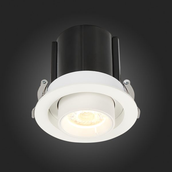 st702.138.12-sv-k-vstr.-belyj-led-112w-3000k-900lm-ra80-24-ip20-d90xh92-180-240v-vstraivaemye-svetilniki-4 ST702.138.12 Св-к встр. Белый LED 1*12W 3000K 900Lm Ra80 24° IP20 D90xH92 180-240V Встраиваемые светильники — изображение 5