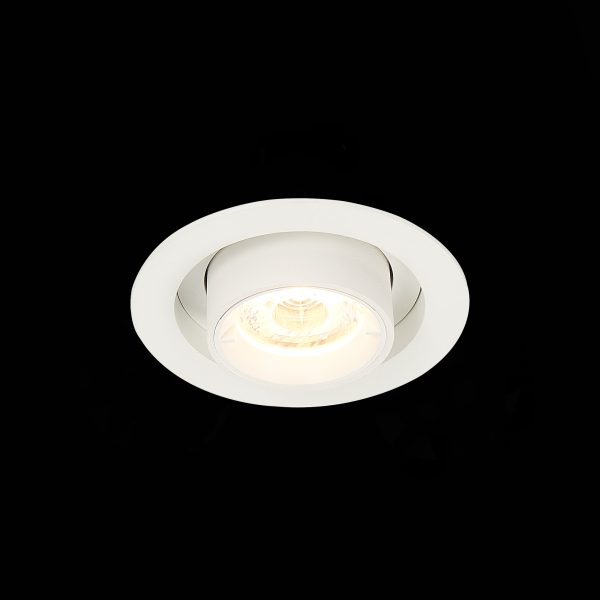 ST702.138.12 Св-к встр. Белый LED 1*12W 3000K 900Lm Ra80 24° IP20 D90xH92 180-240V Встраиваемые светильники ST702.138.12 Св-к встр. Белый LED 1*12W 3000K 900Lm Ra80 24° IP20 D90xH92 180-240V Встраиваемые светильники