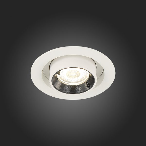 st702.238.12-sv-k-vstr.-belyj-led-112w-3000k-900lm-ra80-24-ip20-d90xh92-180-240v-vstraivaemye-svetilniki-1 ST702.238.12 Св-к встр. Белый LED 1*12W 3000K 900Lm Ra80 24° IP20 D90xH92 180-240V Встраиваемые светильники — изображение 2