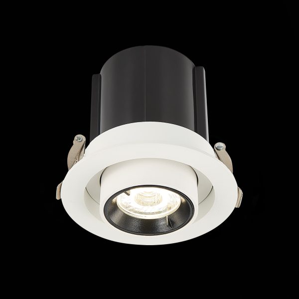 st702.238.12-sv-k-vstr.-belyj-led-112w-3000k-900lm-ra80-24-ip20-d90xh92-180-240v-vstraivaemye-svetilniki-3 ST702.238.12 Св-к встр. Белый LED 1*12W 3000K 900Lm Ra80 24° IP20 D90xH92 180-240V Встраиваемые светильники — изображение 4